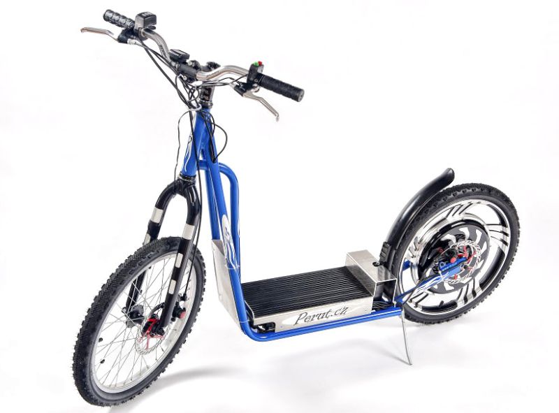 Trottinette électrique attachée sans cadenas